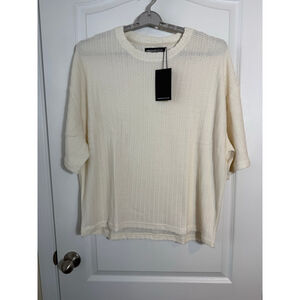 Women's Sampson & Taylor Short Sleeve Tee XL White